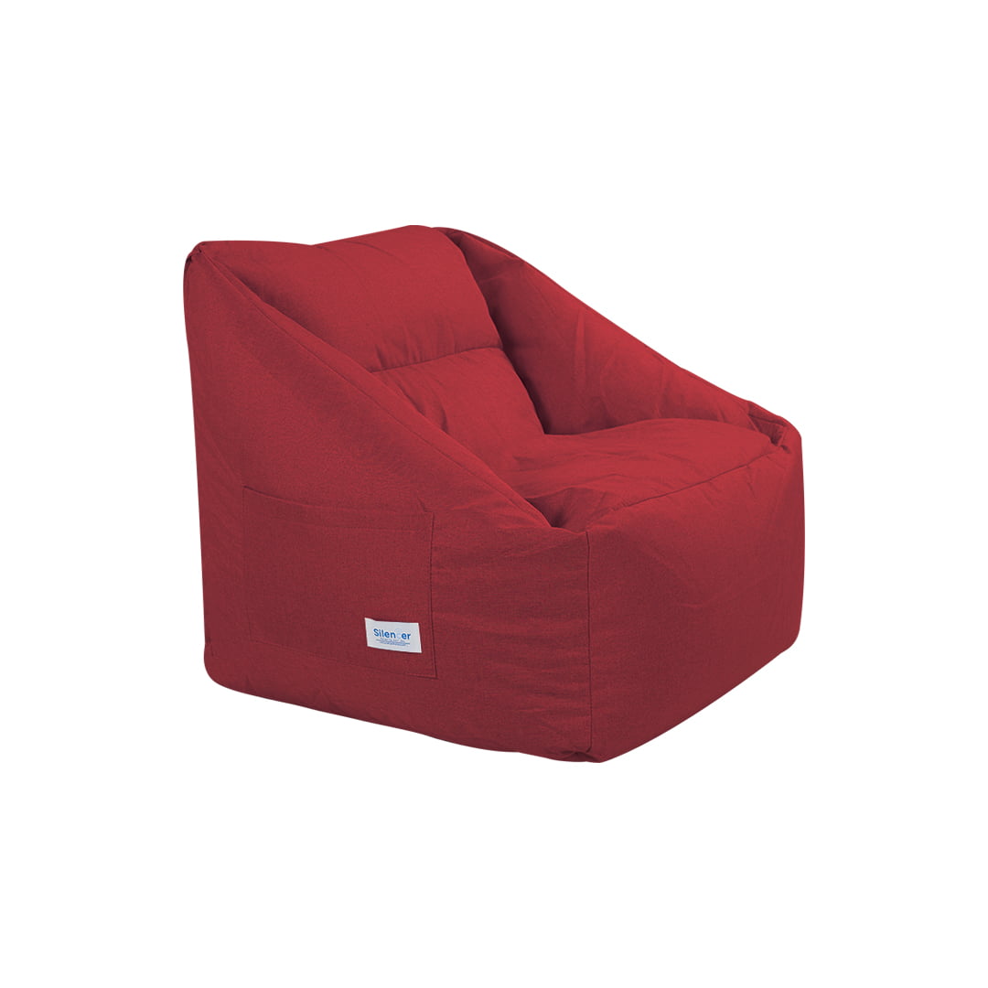 Armchair Linen แดง