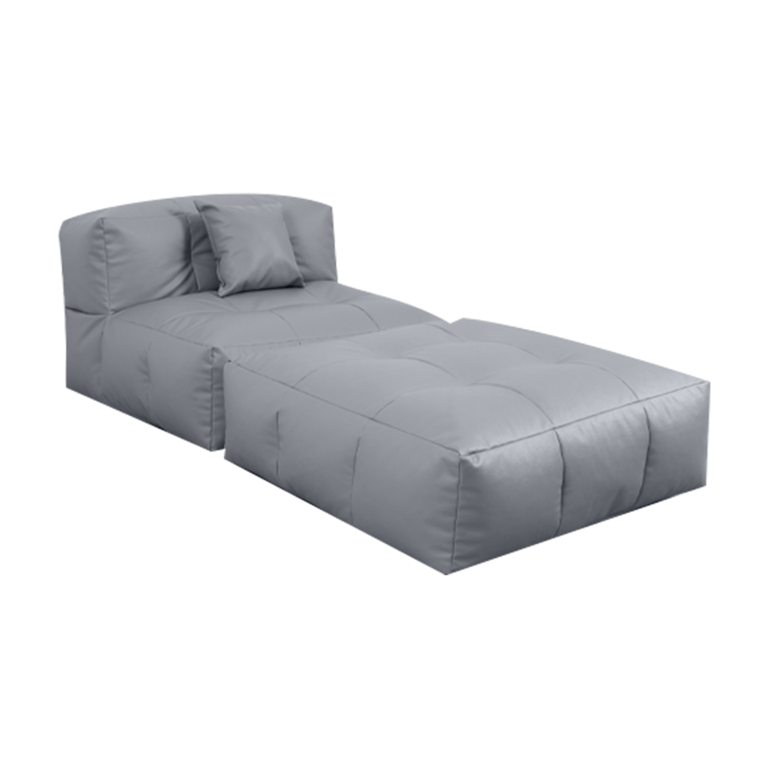 Middle+Stool เทาควัน