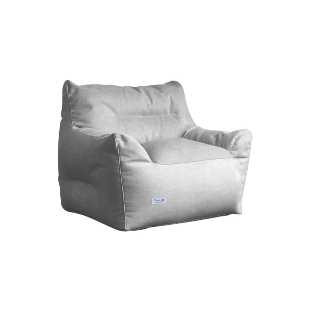 Modern Chair Linen เทาอ่อน