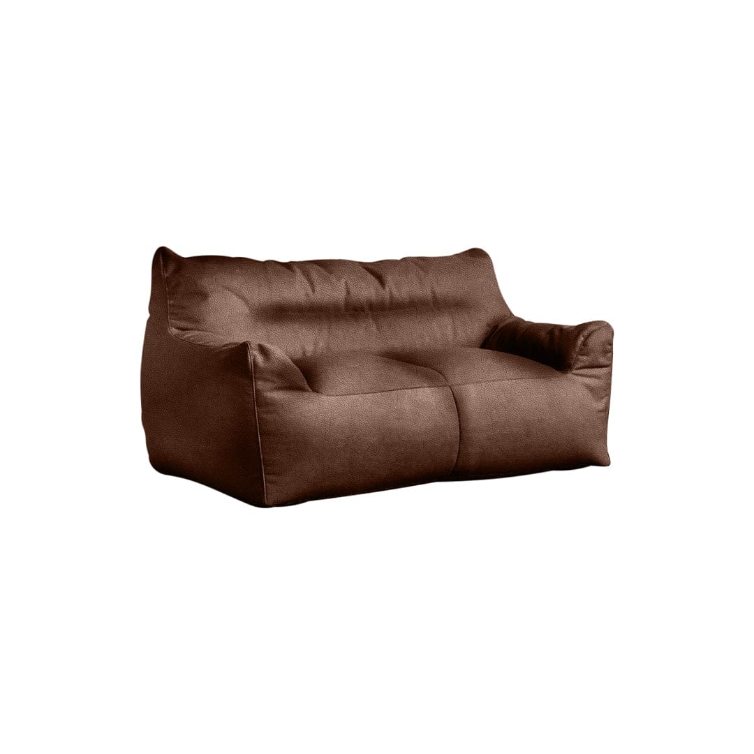 Modern Sofa PU น้ำตาล