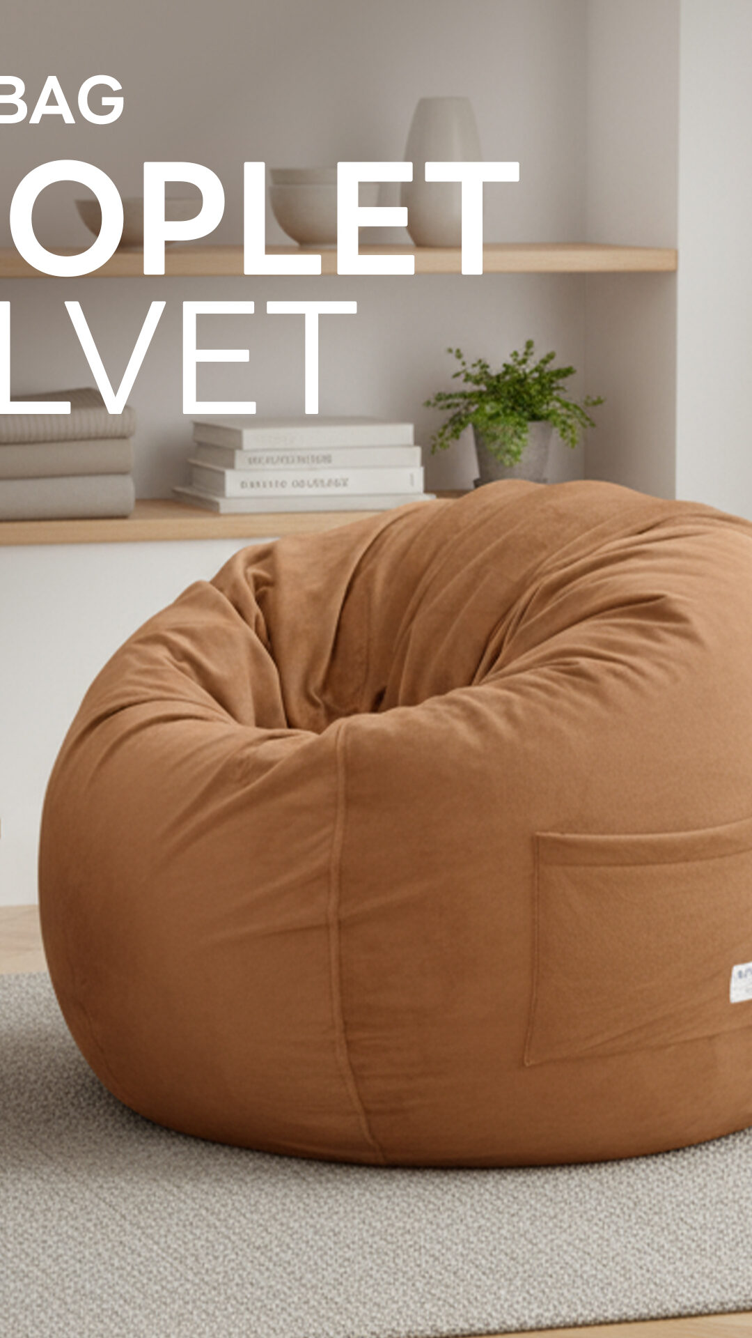 บีนแบค รุ่นหยดน้ำ (กำมะหยี่)