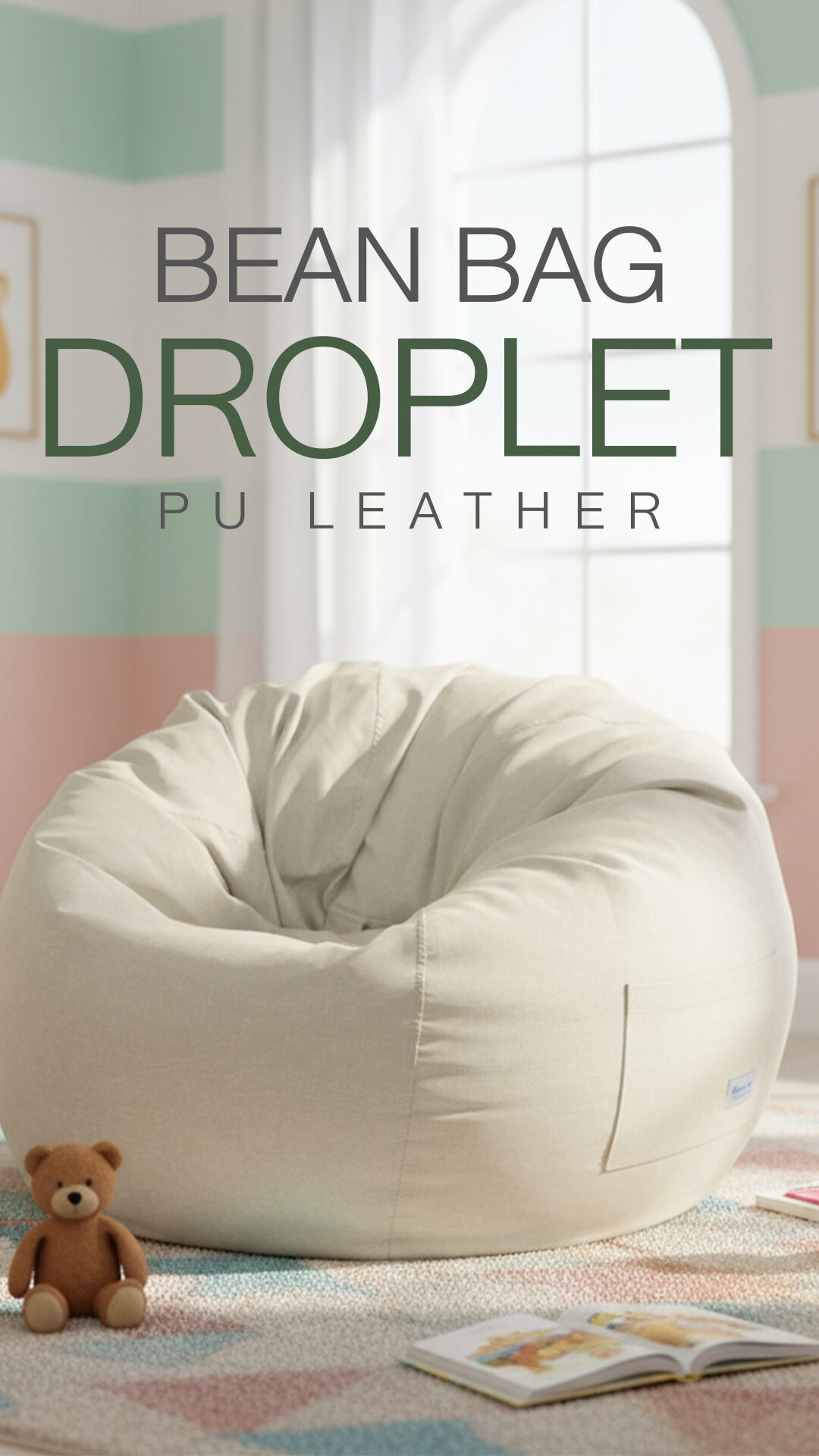 บีนแบค รุ่นหยดน้ำ (ผ้าลินิน)