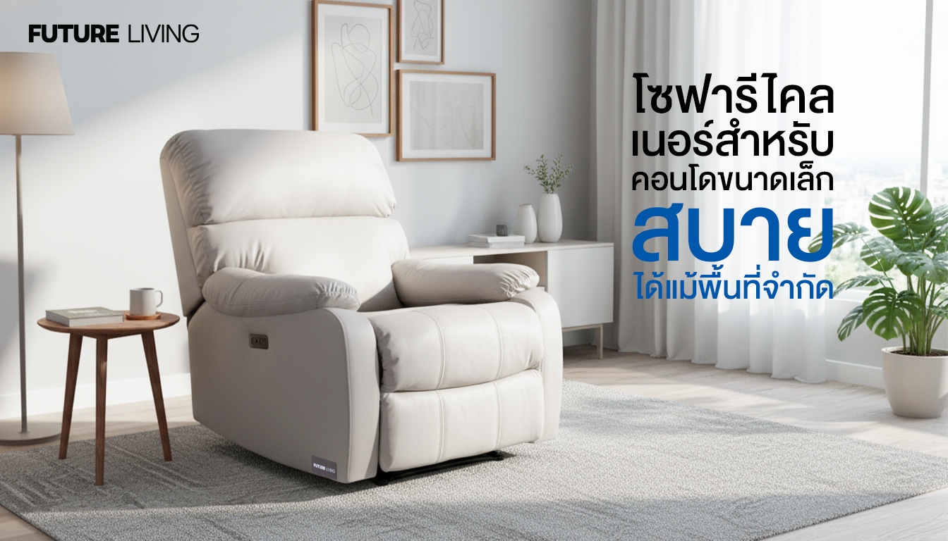 โซฟารีไคลเนอร์สำหรับคอนโดขนาดเล็ก – สบายได้แม้พื้นที่จำกัด ...