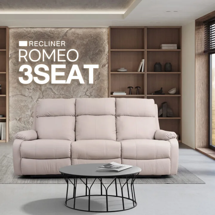 โซฟาปรับนอน 3 ที่นั่ง รุ่น Romeo