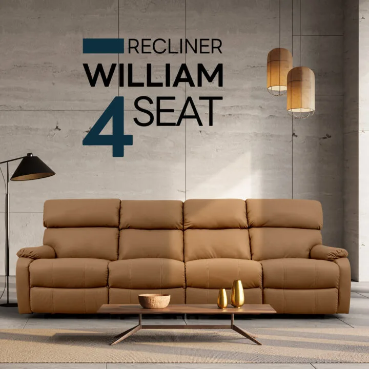 โซฟาปรับนอน 4 ที่นั่ง รุ่น WILLIAM