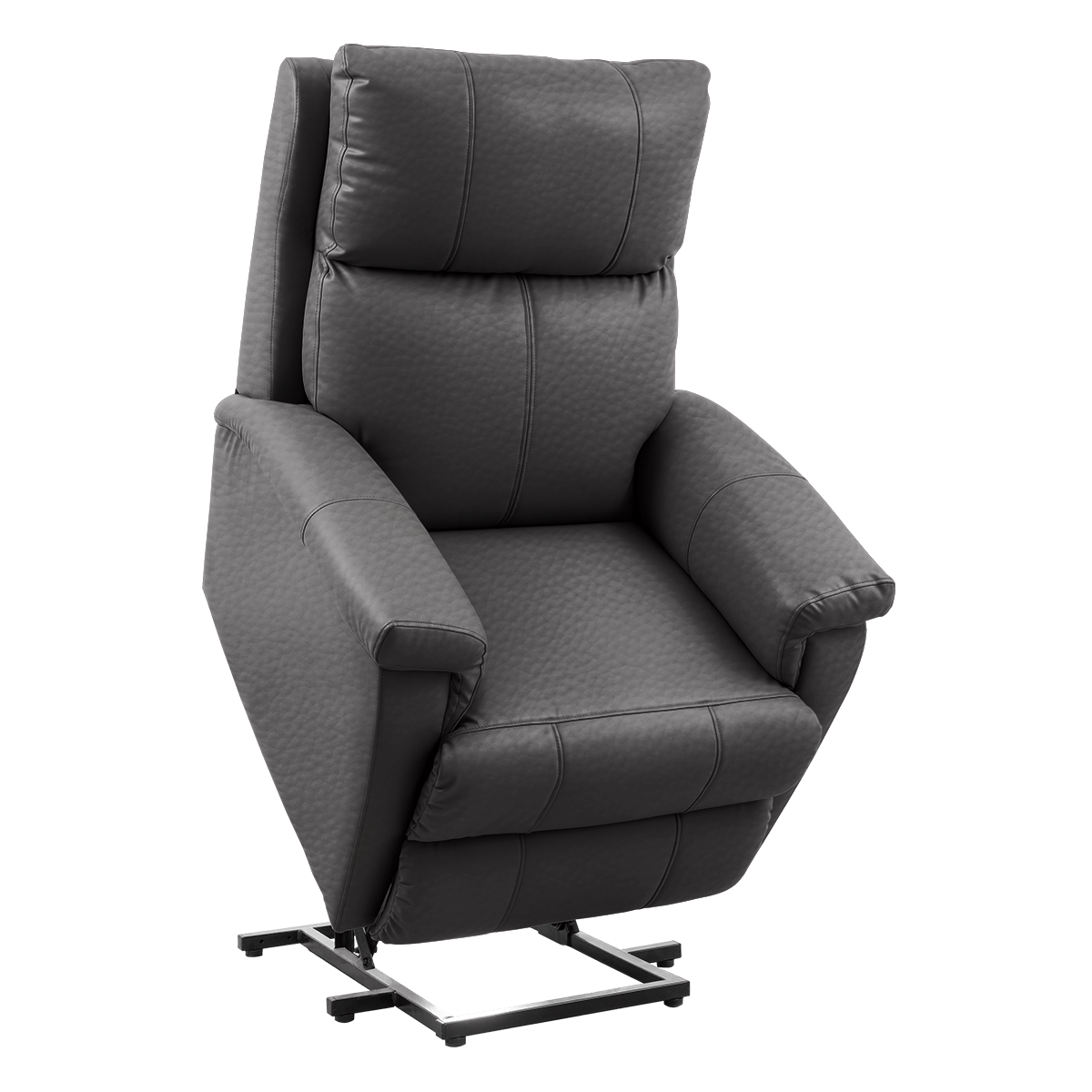 Love_1ที่นั่ง_พยุงลุก_หนังแท้TopGrain_เทาดำ