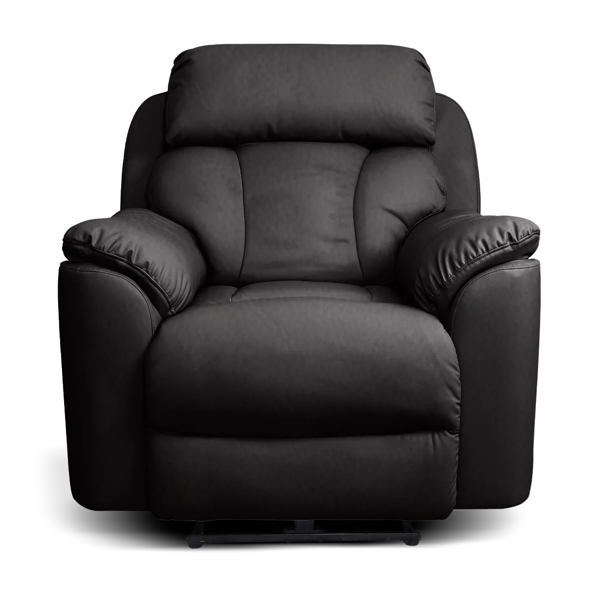 emperor_1ที่นั่ง_หนังแท้TopGrain_เทาดำ