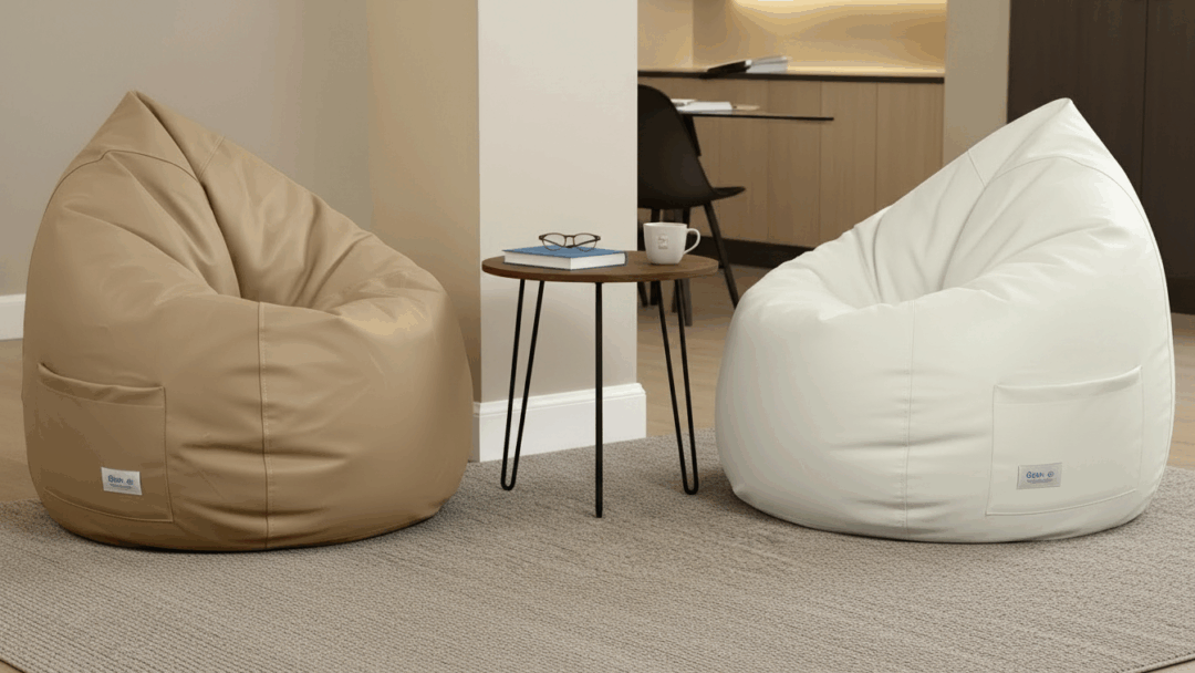 บีนแบคทรงหยดน้ำ ช่วยลบเหลี่ยมมุมเสา แก้ฮวงจุ้ยบ้าน