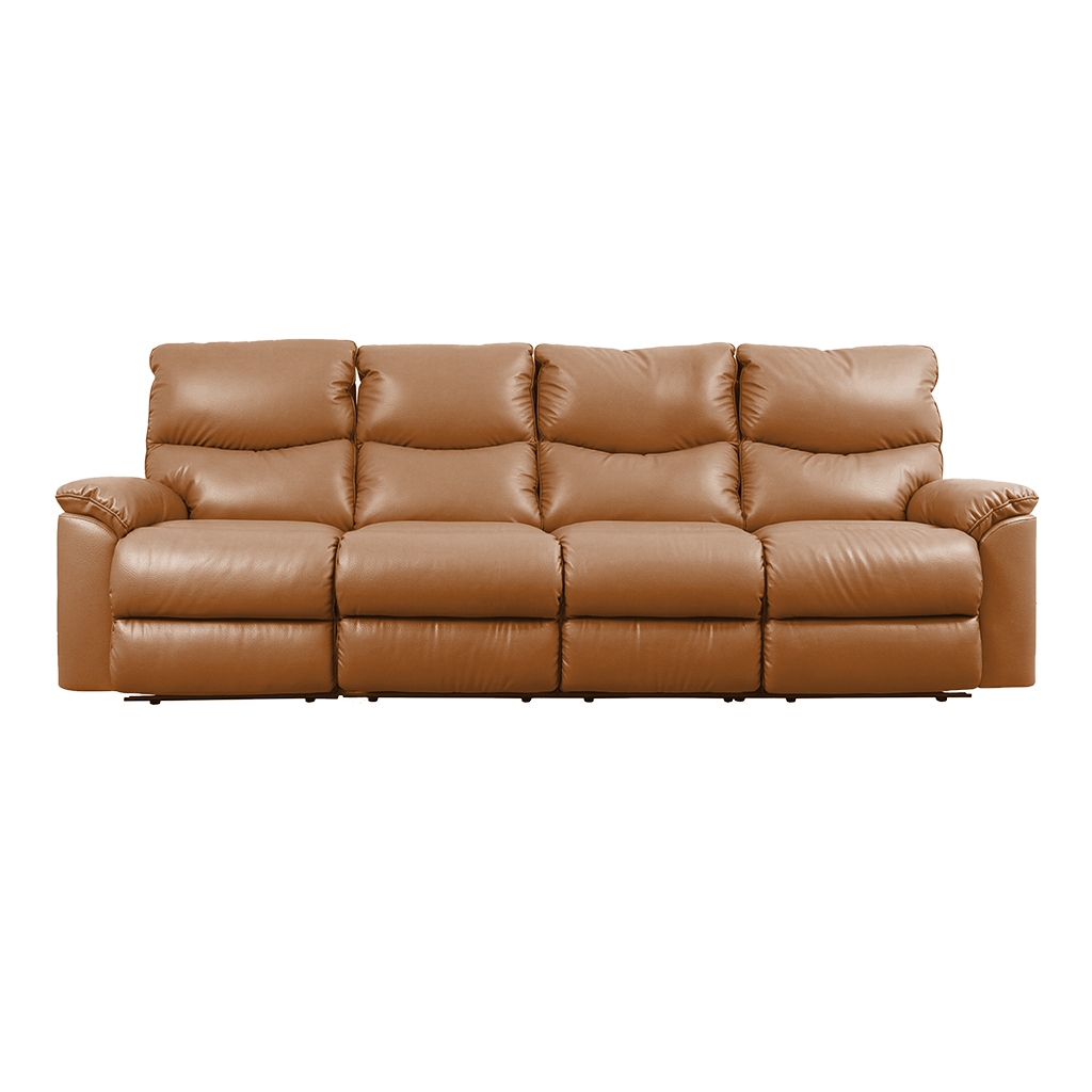 Full grain น้ำตาลทอง 4seat