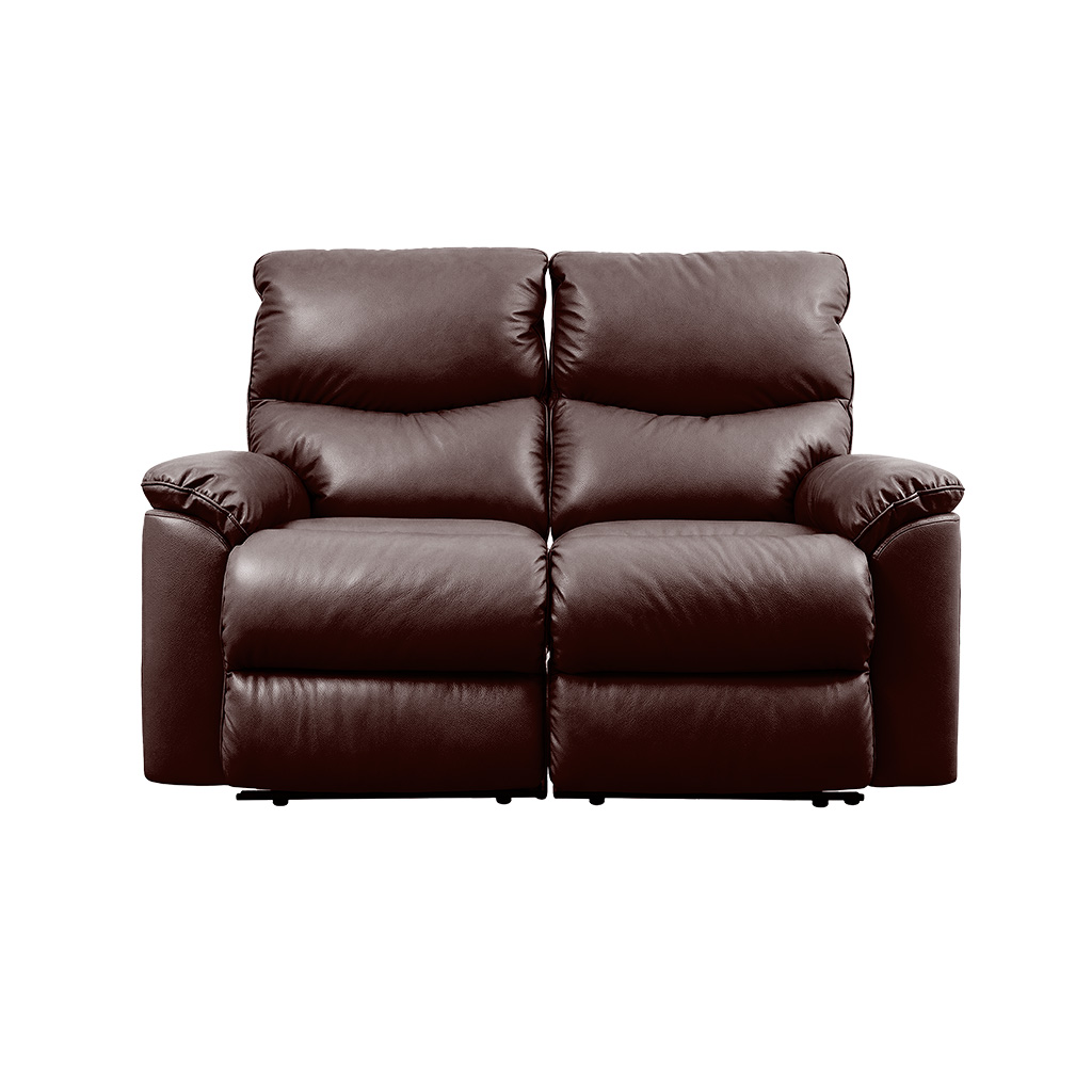 Full grain น้ำตาลมะฮอกกานี 2seat