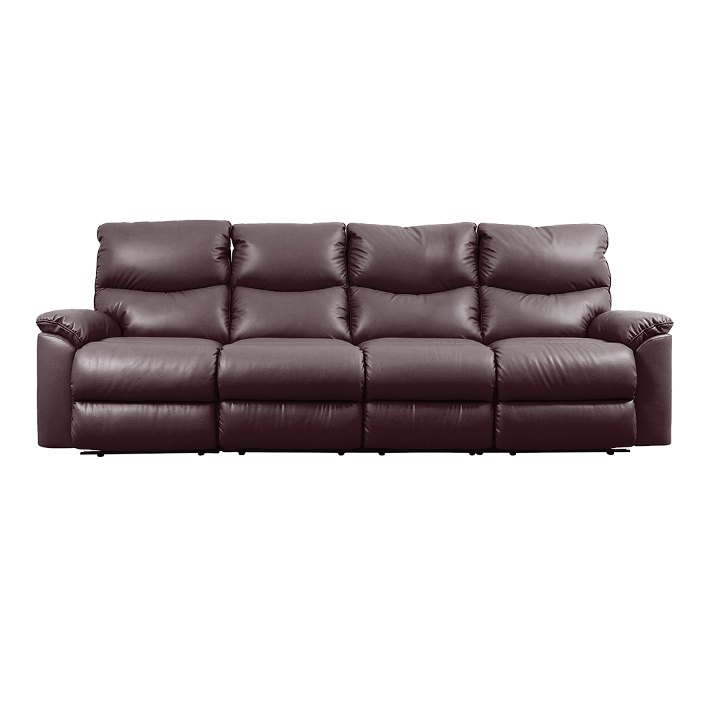 Full grain แดงเบอร์กันดี 4seat