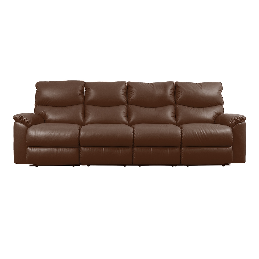 Top grain น้ำตาลเข้ม 4seat