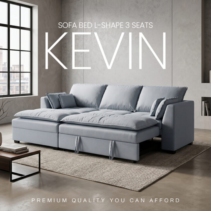 Sofa bed โซฟาปรับนอนได้ รุ่น Kevin พรีเมียม | Future Living