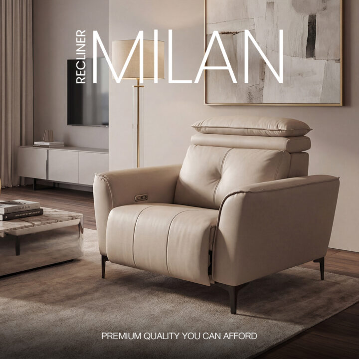 โซฟาปรับนอน 1 ที่นั่ง รุ่น Milan