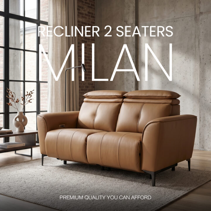 โซฟาปรับนอน 2 ที่นั่ง รุ่น Milan