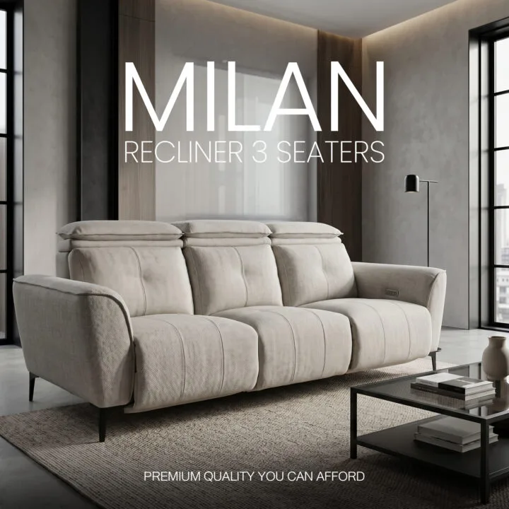 โซฟาปรับนอน 3 ที่นั่ง รุ่น Milan