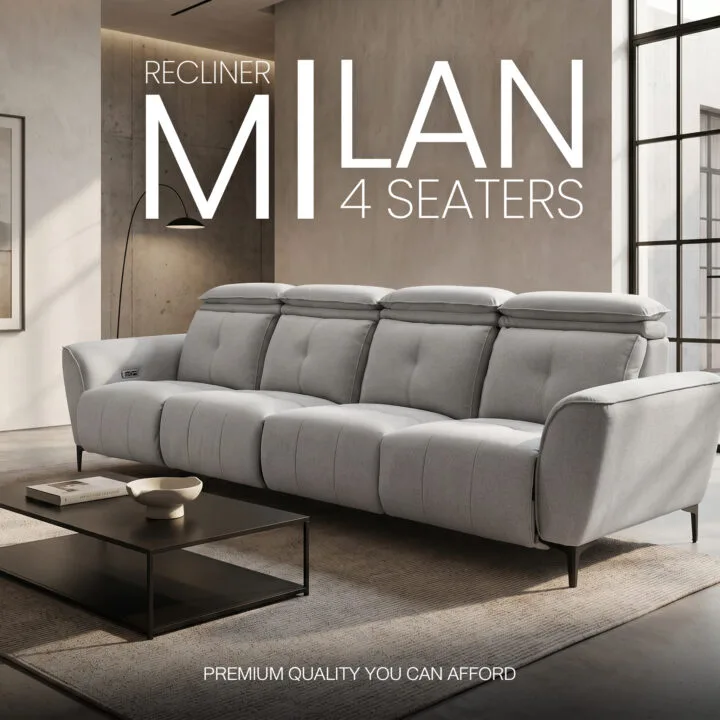 โซฟาปรับนอน 4 ที่นั่ง รุ่น Milan