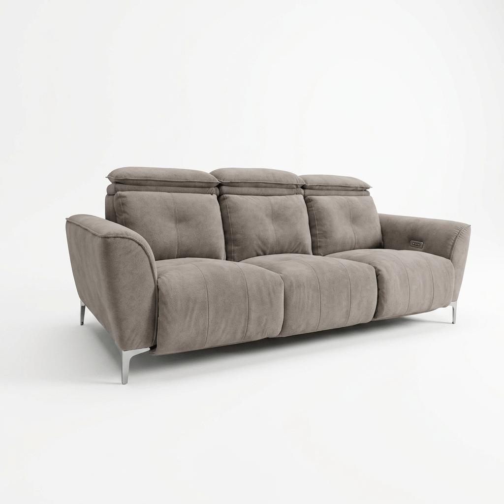 Milan3seatsAcacia-เทาอ่อน
