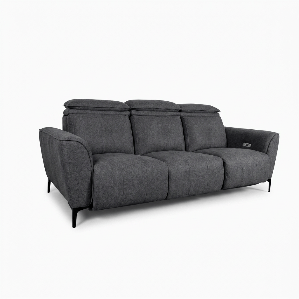 Milan3seatsAcacia-เทาเข้ม