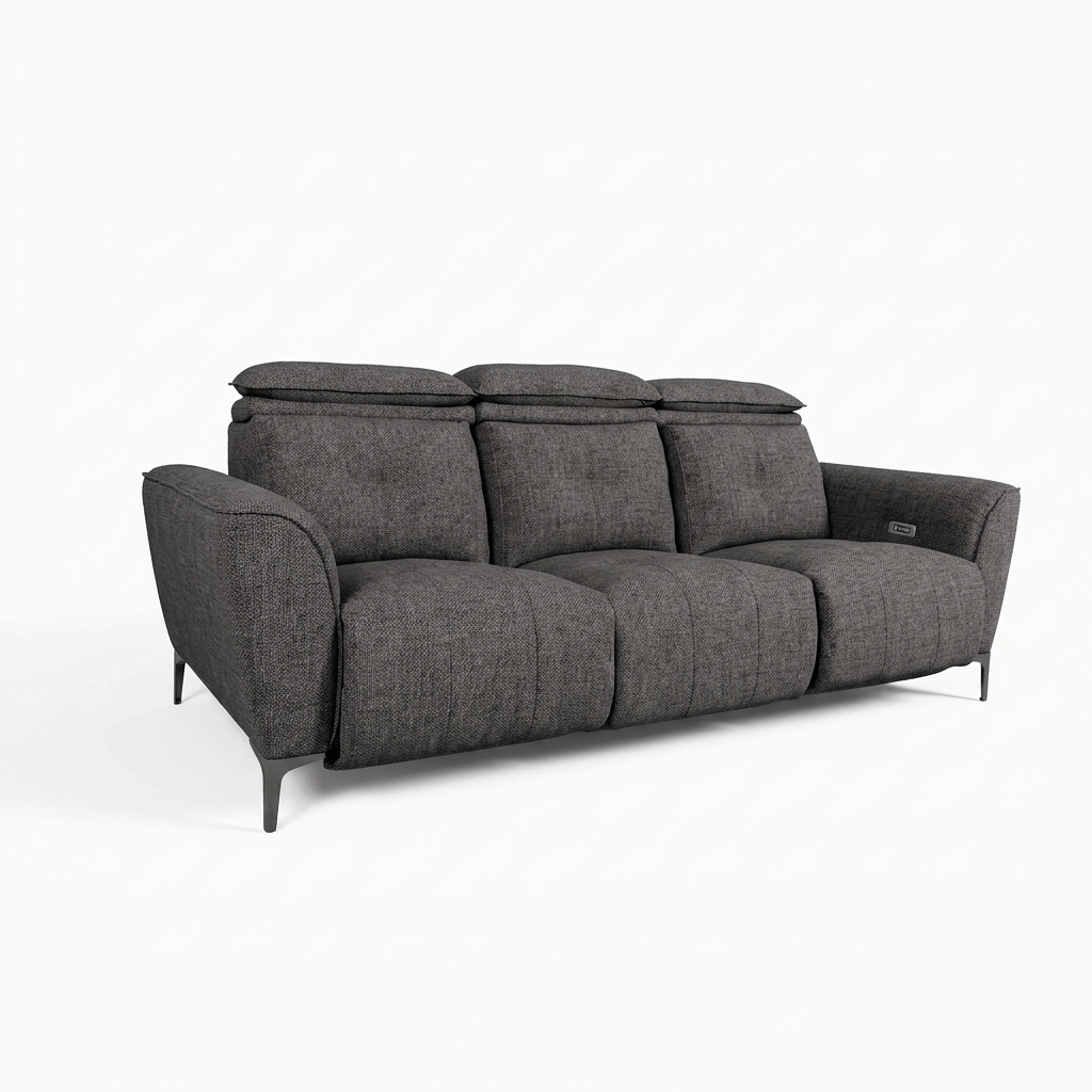 Milan3seatsComo-ถักเทาเข้ม