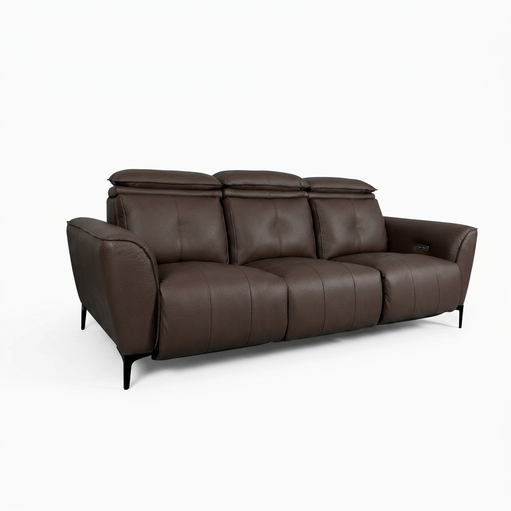 Milan3seatsPremium-น้ำตาลเข้ม