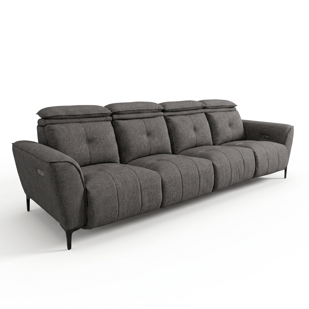Milan4seatsComo-ถักเทาเข้ม