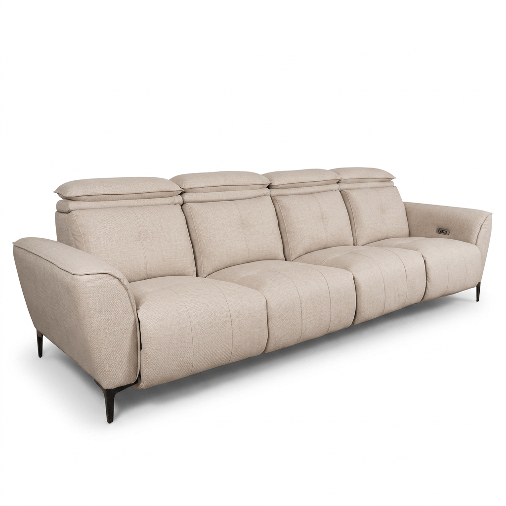 Milan4seatsLinen-ครีม