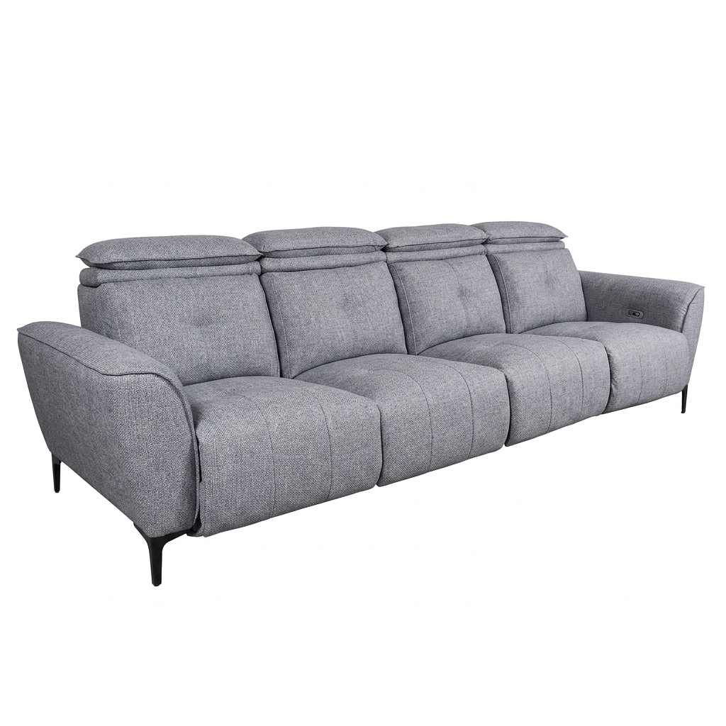 Milan4seatsLinen-เทาอ่อน