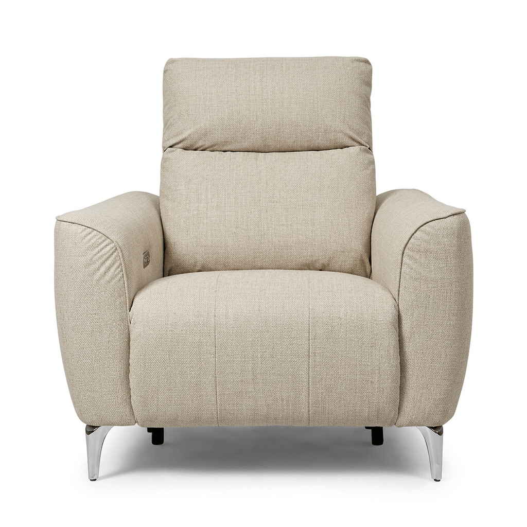 Rome1seatComo-ถักครีม