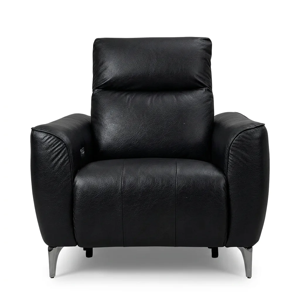 Rome1seatFull Grain-ดำ
