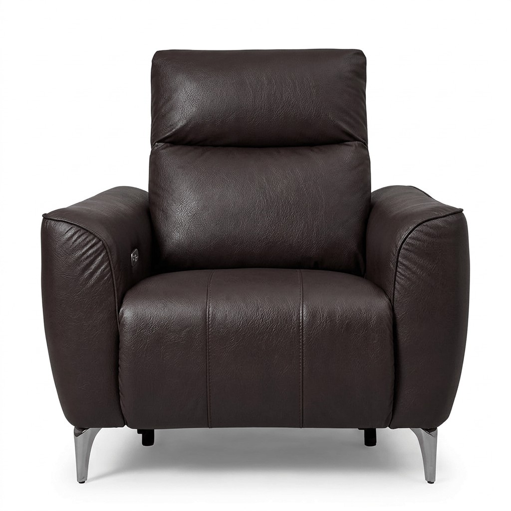 Rome1seatFull Grain-น้ำตาลมะฮอกกานี