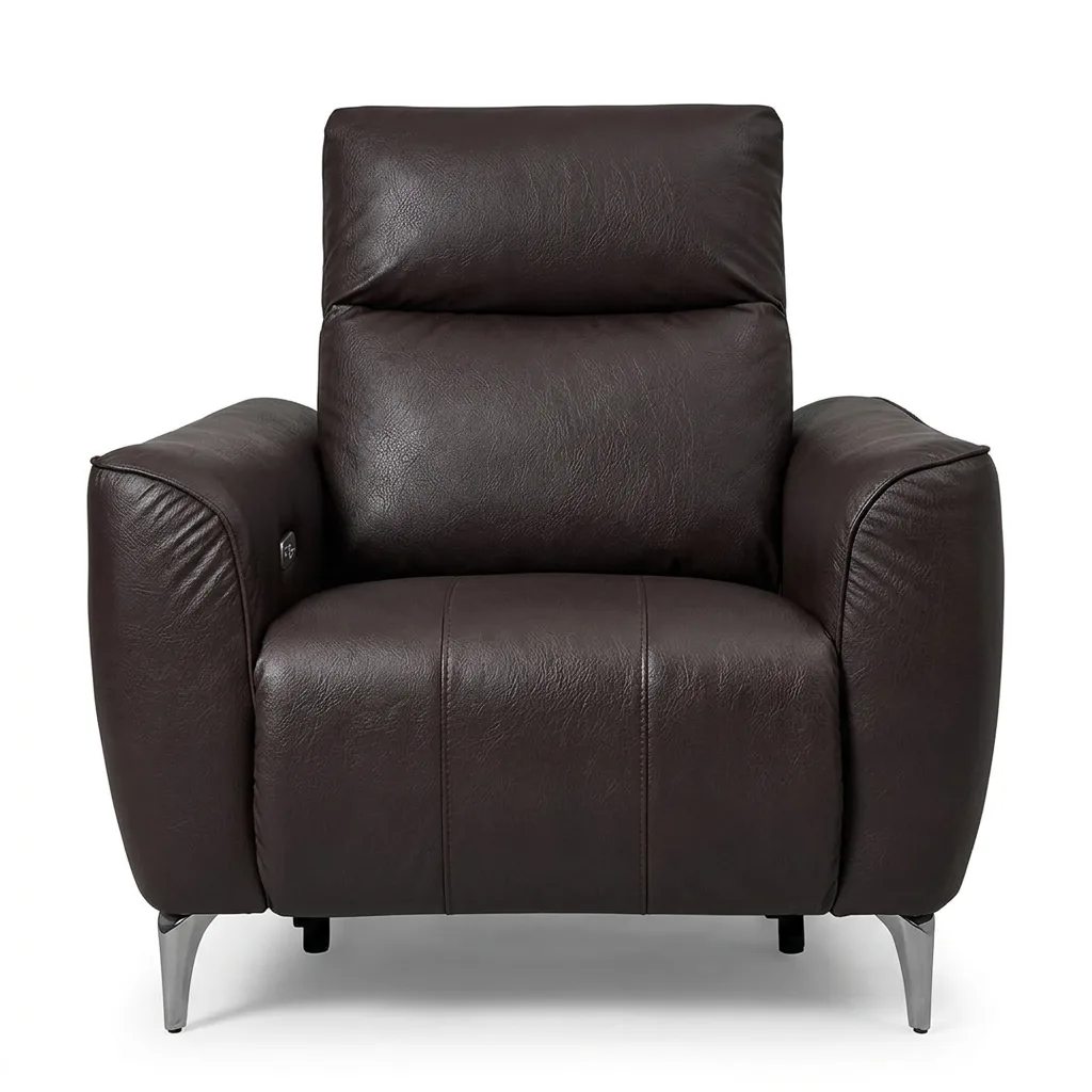 Rome1seatFull Grain-น้ำตาลมะฮอกกานี
