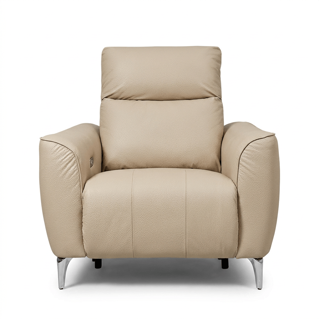 Rome1seatFull Grain-เบจ