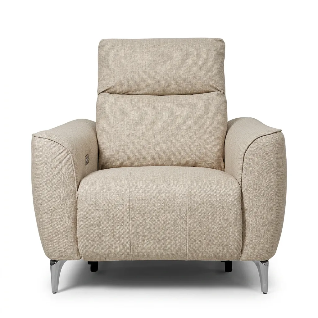 Rome1seatLinen-ครีม