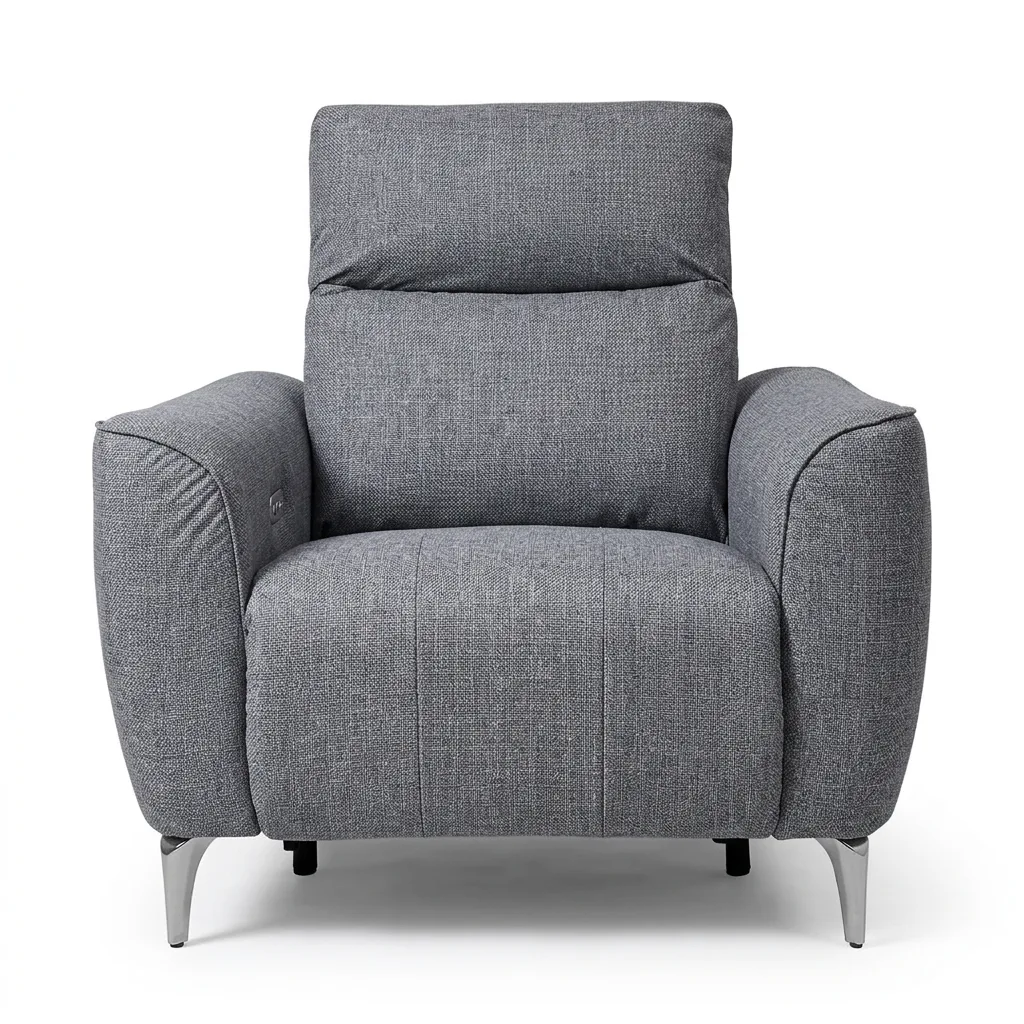 Rome1seatLinen-เทาอ่อน