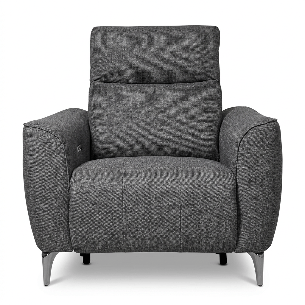 Rome1seatLinen-เทาเข้ม