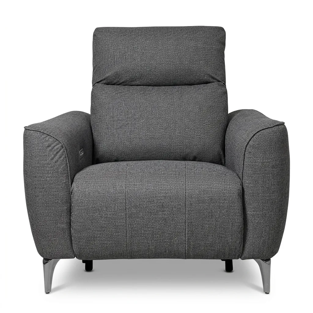 Rome1seatLinen-เทาเข้ม