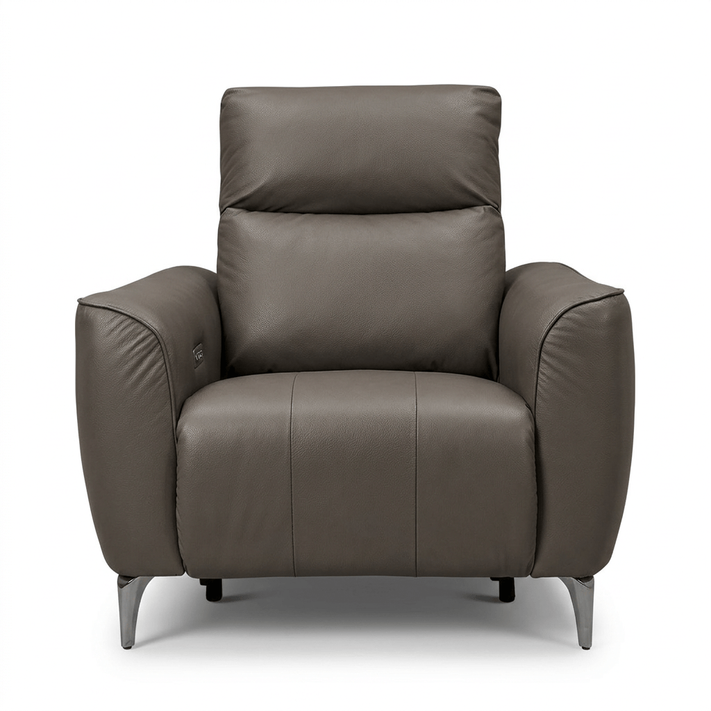 Rome1seatPremium-น้ำตาลเทา