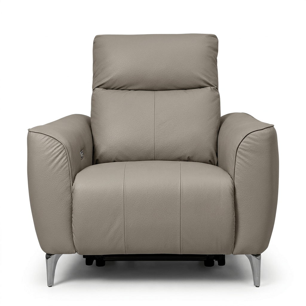 Rome1seatPremium-เทาอ่อน