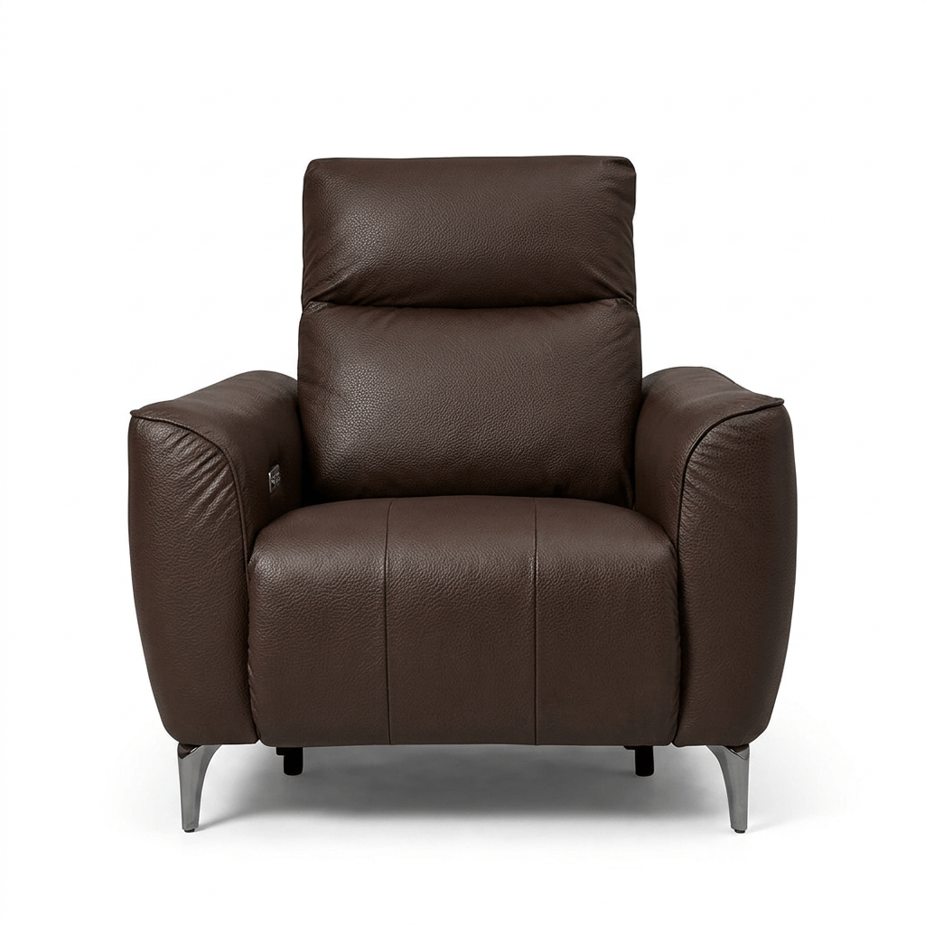 Rome1seatTop Grain-น้ำตาล