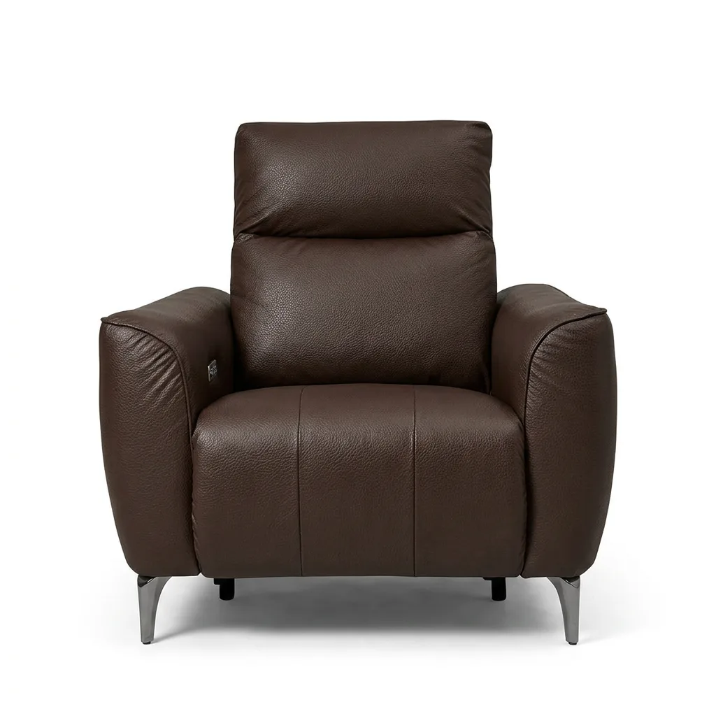 Rome1seatTop Grain-น้ำตาล