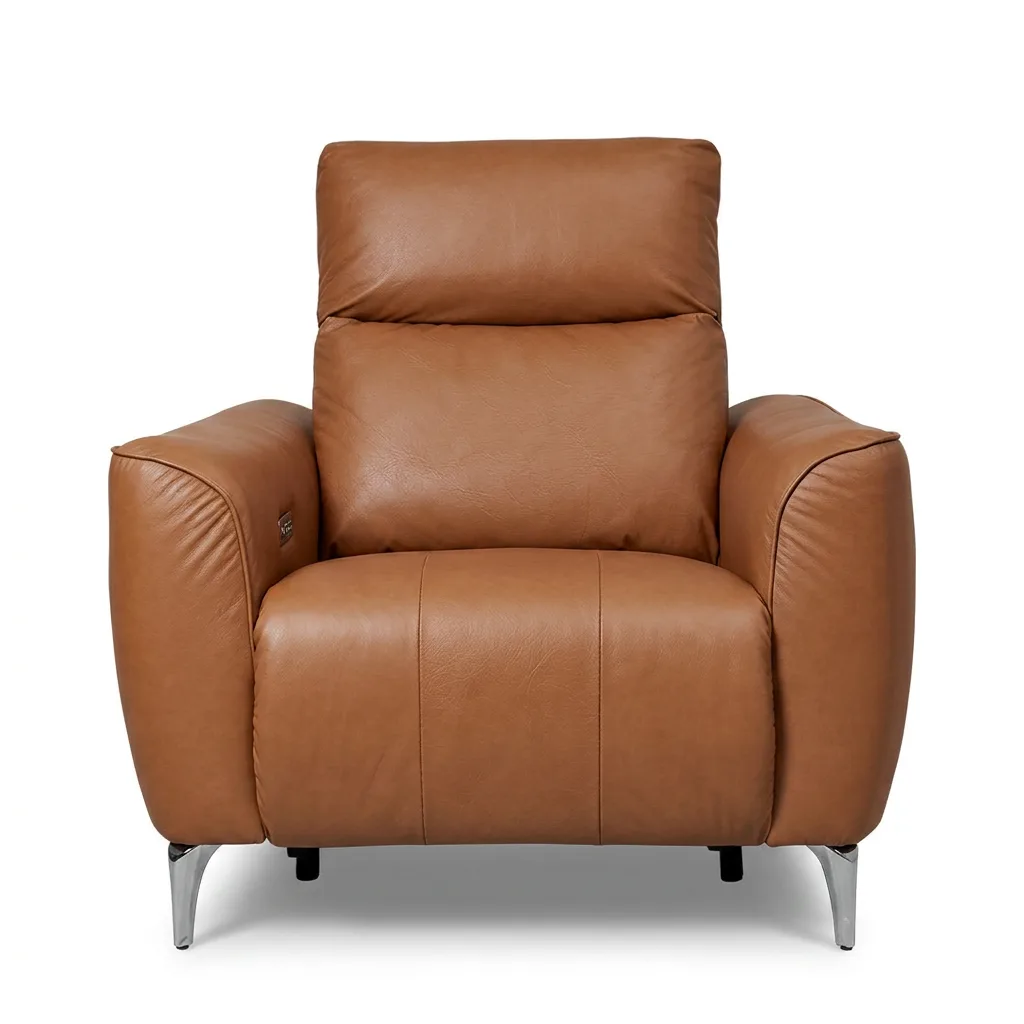 Rome1seatTop Grain-น้ำตาลทอง