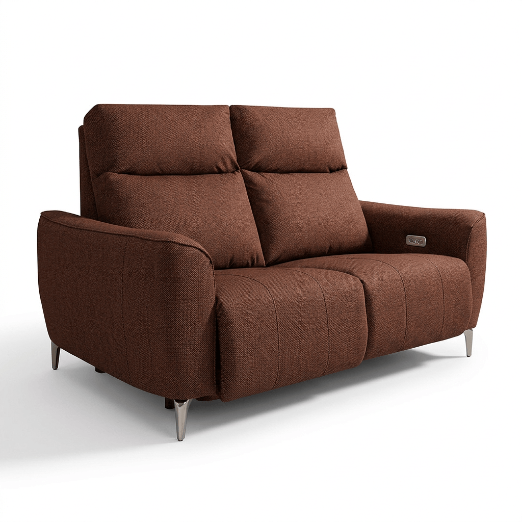 Rome2seatLinen-น้ำตาล