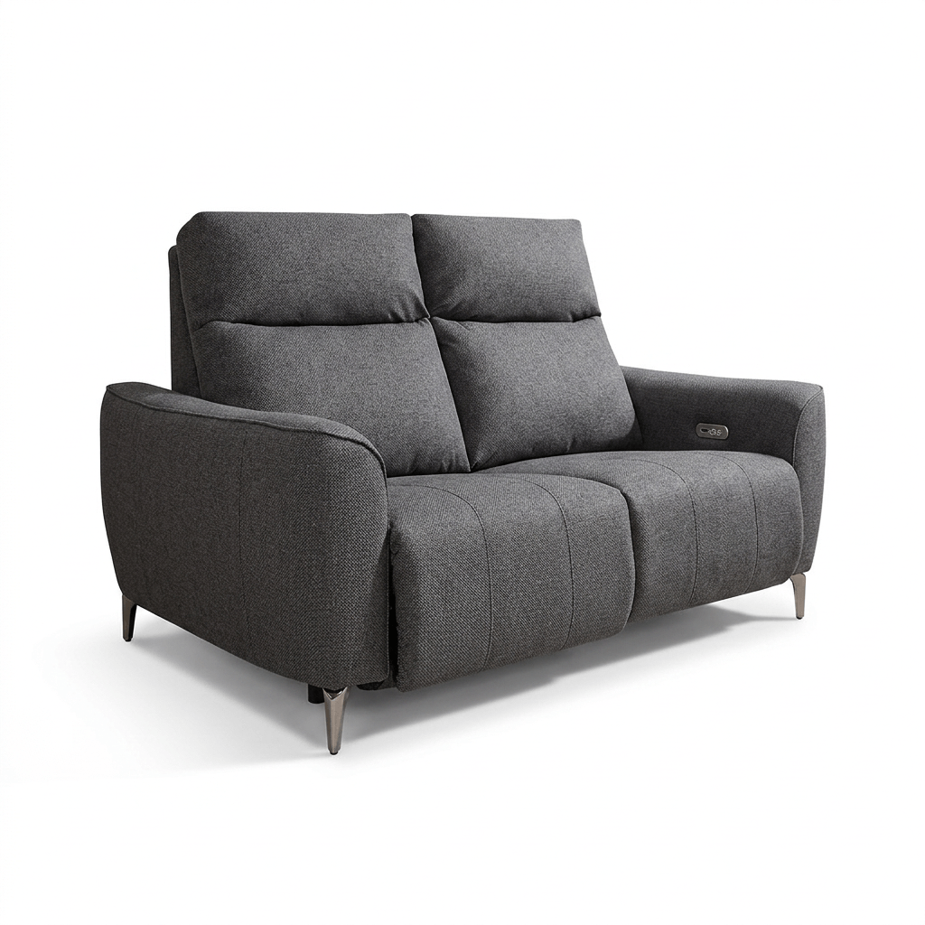 Rome2seatLinen-เทาเข้ม