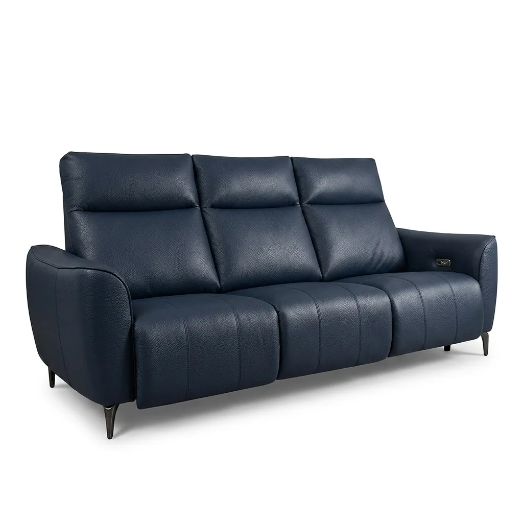 Rome3seatFullGrain-เนวี่