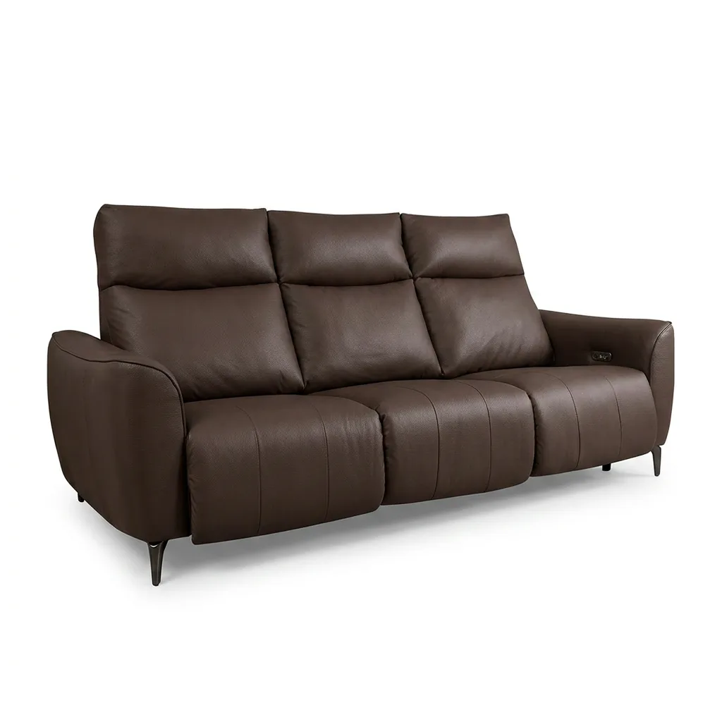 Rome3seatPremium-น้ำตาลเข้ม
