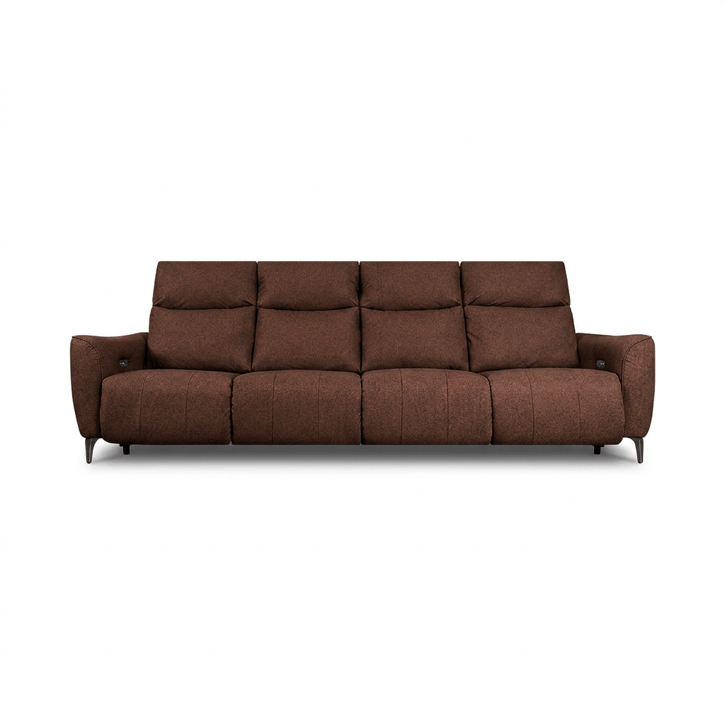 Rome4seatLinen-น้ำตาล